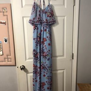 long dress w flowers